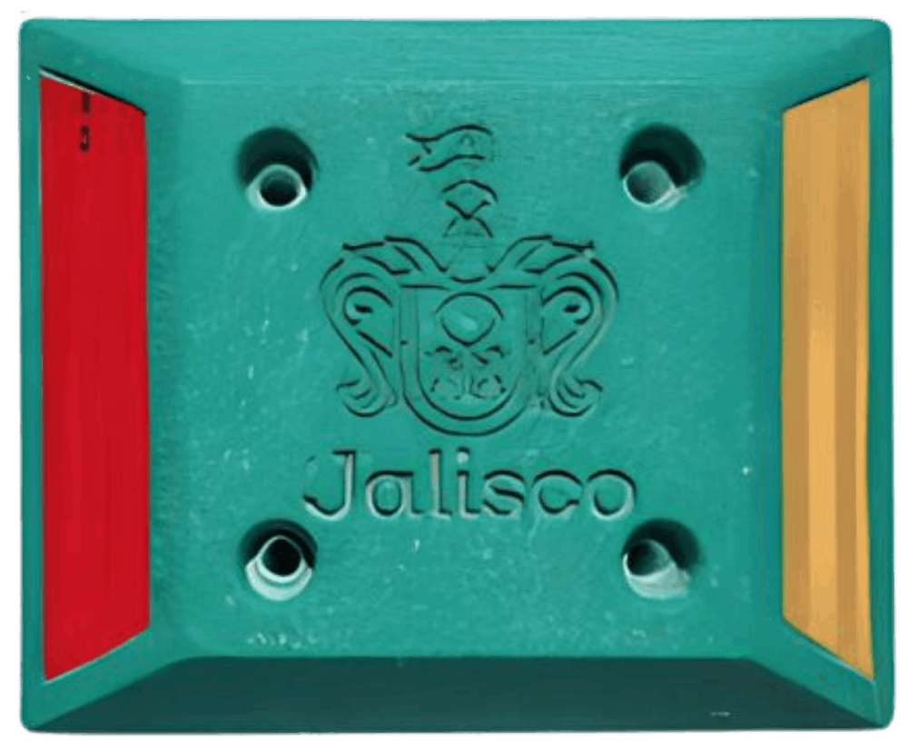 Tope con el logo de Jalisco